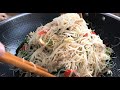 家常炒米粉 有锅气 劲道 不粘不糊 好味道 秘诀就在这么煮米粉【田园时光美食】