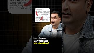Is It Possible to Fool a Handwriting Expert? - Imran Biag | Raj Shamani #shorts