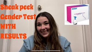 SneakPeek Gender Test with Results