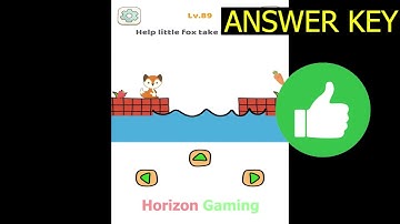 Tricky Brain Story Dop Puzzle LEVEL 89 Help little fox take its carrot - New Update Gameplay