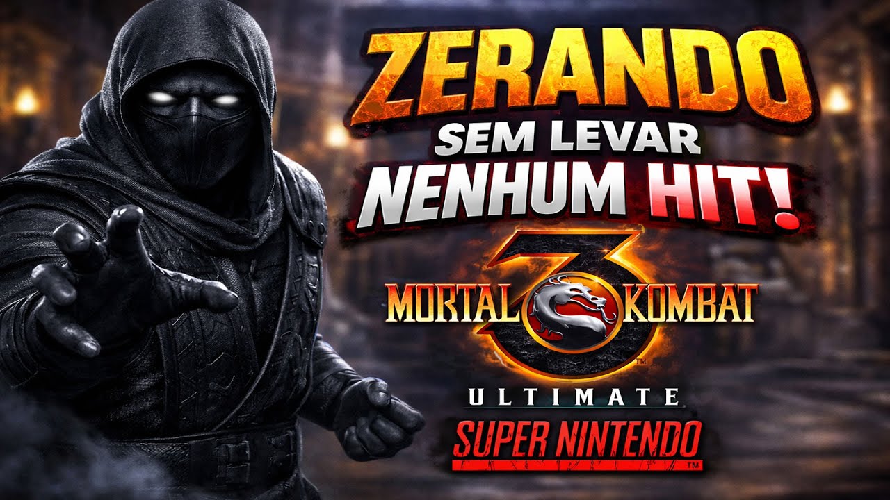 🔴INSCRITO DESAFIOU VALENDO 1500!! NO HIT SUPER NINTENDO VERY HARD (UMK3) 100DESISTIR