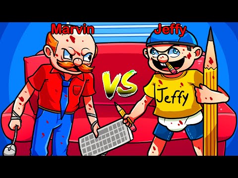 Jeffy Vs Marvin In Among Us!