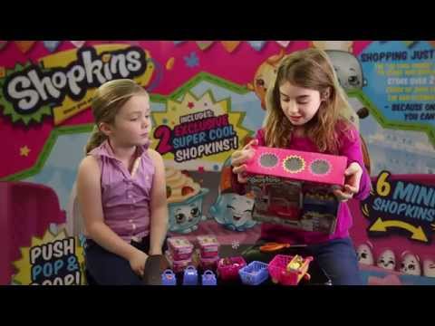 Shopkins Mystery Baskets and So Cool Fridge Playset Opening