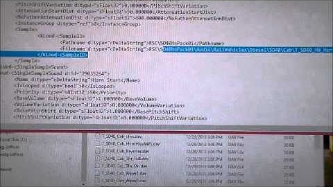Help vid for people trying to change horns on Train sim 14