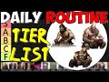 10 things every real man must do daily daily routine tier list