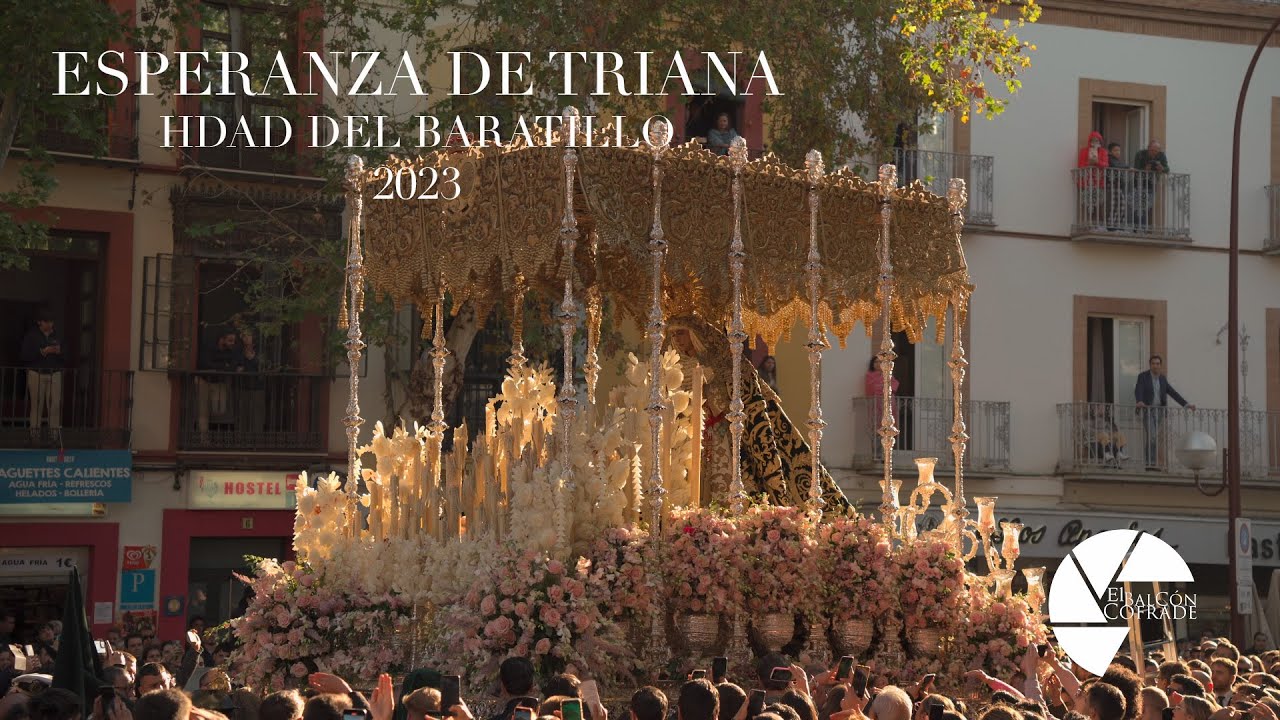 4K | ESPERANZA DE TRIANA | SALUDO A LA HDAD DEL BARATILLO PARTE I | MADRUGÁ 2023 | SEVILLA