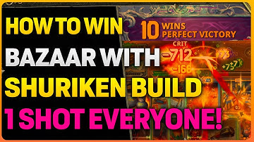 How To Play 1 SHOT Vanessa Shuriken Build In THE BAZAAR | Step By Step Guide