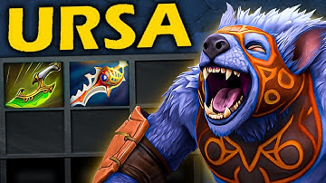 Brutal Damage Burst Ursa Swift Blink + Divine Rapier🔥🔥48Kills Instant Delete Hero from the Map🔥