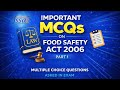 Food Safety Act 2006 – MCQ Series Part 1 | Competitive Exam Preparation