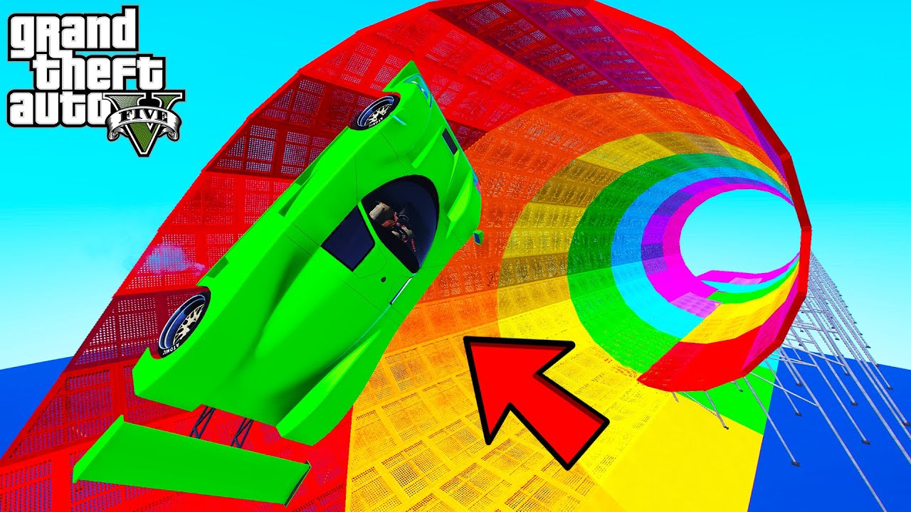 FRANKLIN TRIED RAINBOW LOOP PARKOUR RAMP CHALLENGE IN GTA 5 | SHINCHAN and CHOP FRANKLIN TRIED RAINBOW LOOP PARKOUR RAMP CHALLENGE IN GTA 5 | SHINCHAN and CHOP