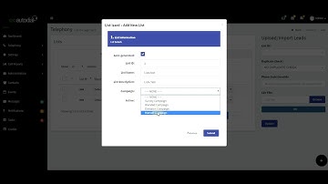 GOautodial V4 -  Injection Liste