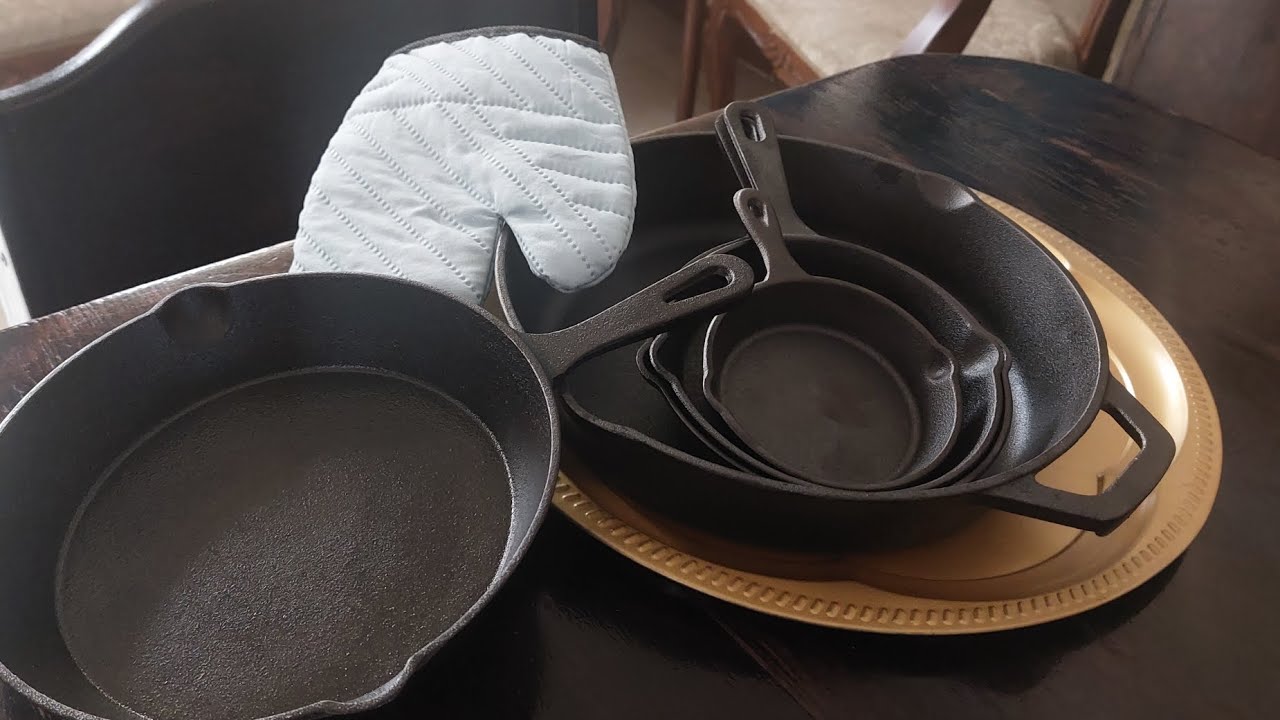 Cómo curar sartenes de hierro 