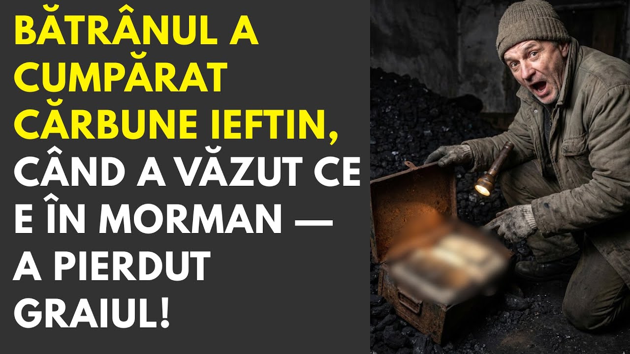Bătrânul a cumpărat cărbune ieftin, când a văzut ce e în morman — a pierdut graiul!