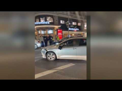 Drugged VTC driver crashes on Gran Via