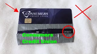 ✅  Consumers Credit Union Checking Debit Card Review 🔴