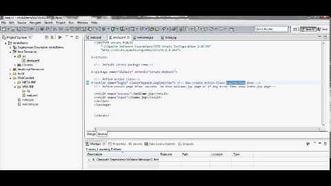 struts 2 first web application with eclipse