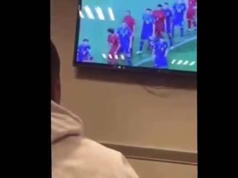 Türkiye 1:0 İzlanda Gol Selçuk İnan -Türk gurbetçiler çılgınca seviniyor
