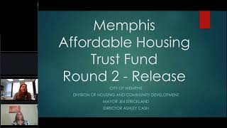 Memphis Affordable Housing Trust Fund Round 2 - Virtual Information Session