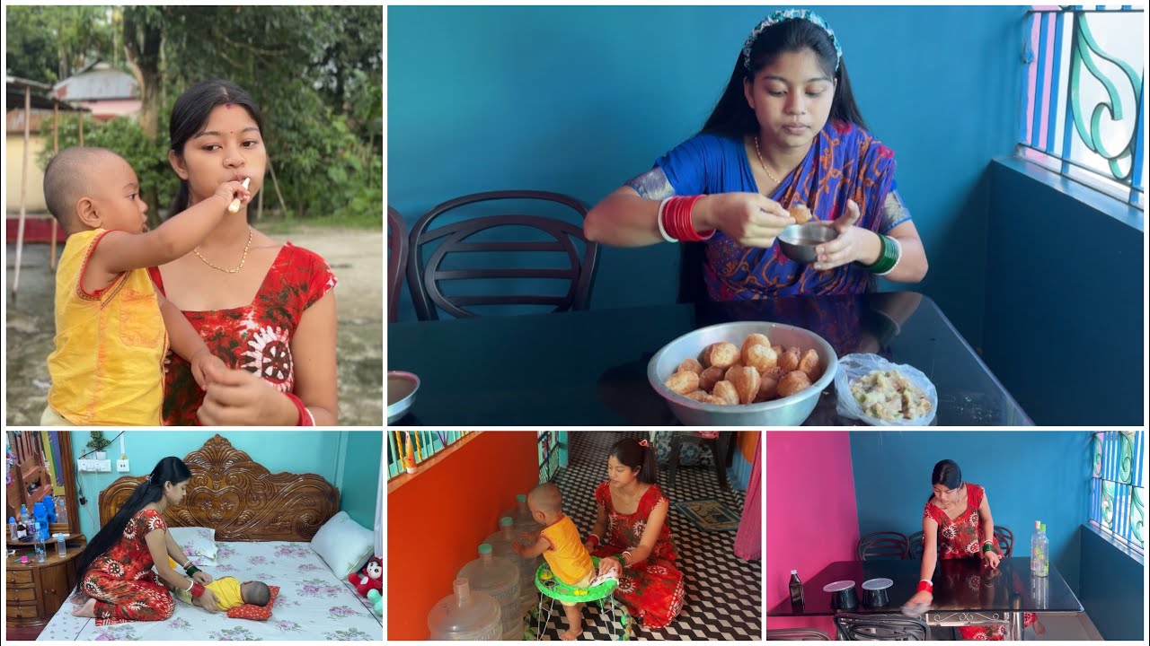 সারাদিন কাজকর্ম করি তখন বাবুকে আমি কি করে সামলাই কার কাছে রাখি॥