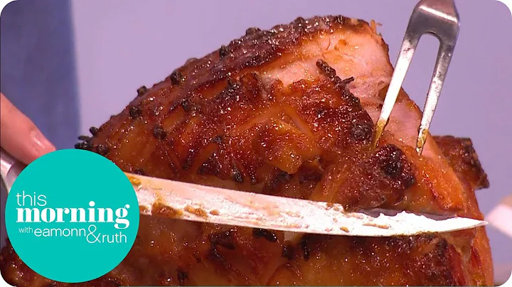 John and Lisa's Christmas Glazed Ham with Baked Ca...