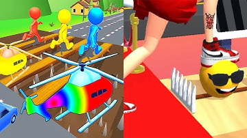 Shape shifting VS ASMR Tippy Toe - All Level Gameplay Walkthrough Android iOS Ep10