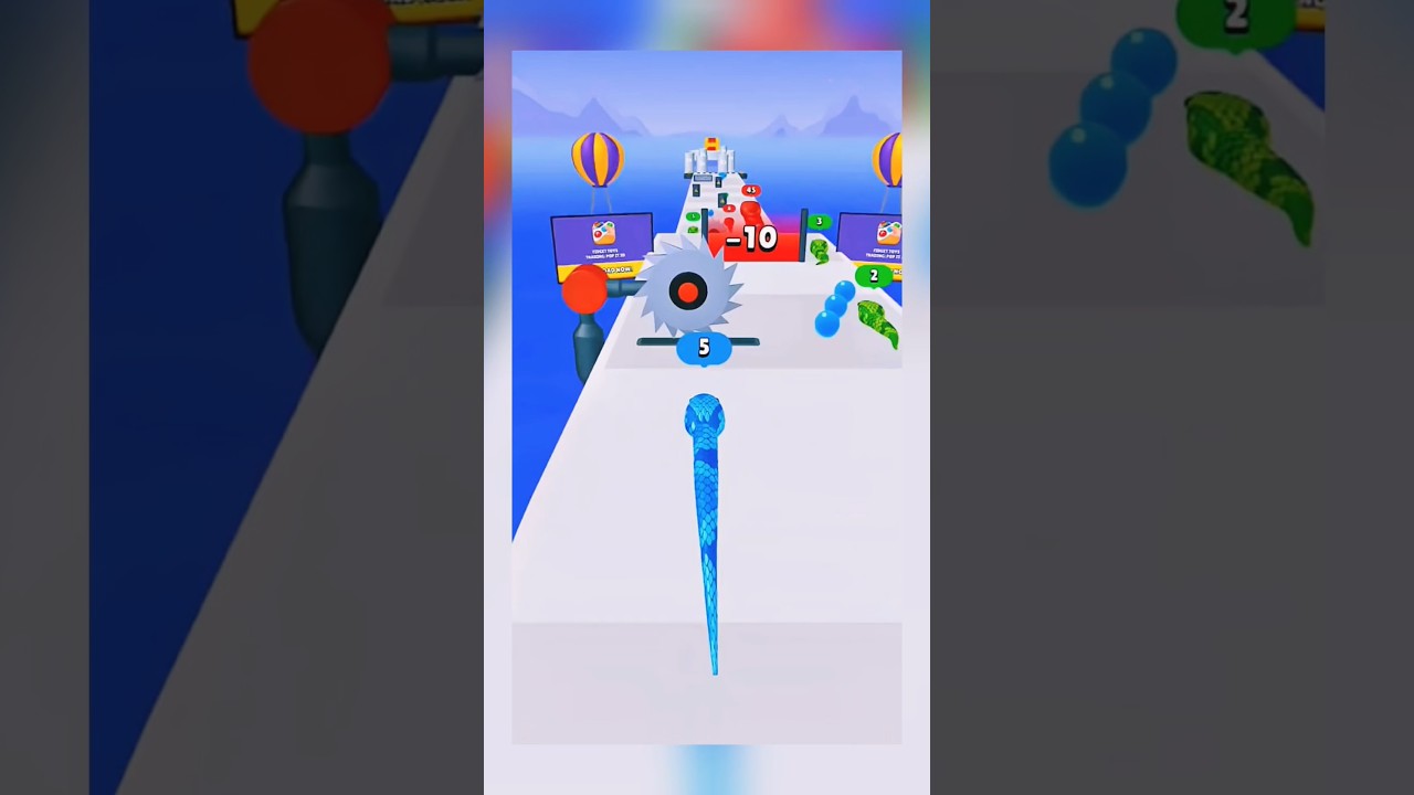 SNAKE RUN 3D GAMEPLAY 🔥 | VIRAL SHORT 