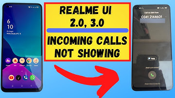 How to Fix Incoming Call not Showing Realme UI 2.0, 3.0 | Incoming calls Problem Fixed