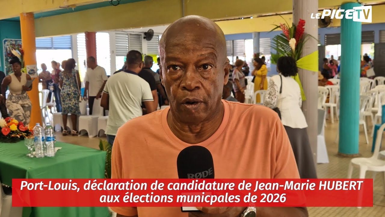 Port-Louis, déclaration de candidature de Jean-Marie HUBERT aux élections municipales de 2026