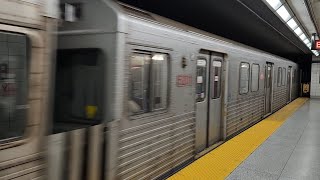 (Wrapped Silver Cars!) TTC T1 - 5358-5359/5201-5200/5015-5014 Pulling Into Bay