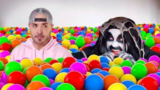 Monster Prank Gone Wild: Room Overflowing with Pit Balls! 👻😱