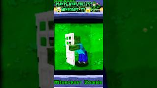 Plants What The....??? Minecraft...??? - Plants Vs Zombies