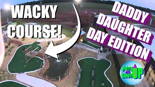 Wacky Mini Golf Course play during Daddy Daughter Fun Day in Warner Robins Ga