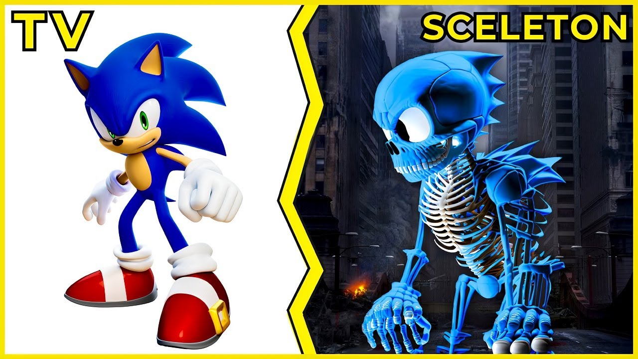 Characters of SONIC the hedgehog but SKELETONS. - YouTube