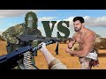 LMG Pain Gauntlet VS Airsoft Alfonse *INSANE DAMAGE* | Bodybuilder VS Painful Airsoft Challenge