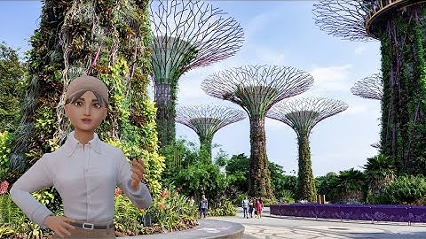 EON Spatial AI City: Exploring the Gardens by the Bay with the EON AI Assistant