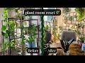 plant room spring reset 🌿 rearranging 150+ houseplants
