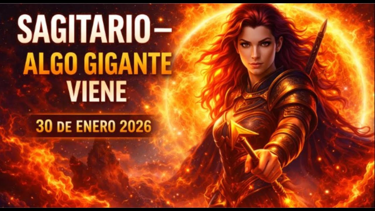 EL UNIVERSO TE ELIGIÓ❗️🙏☝PREPÁRATE PARA RECIBIR ALGO GIGANTE🙏 sagitario ♐ 30 DE ENERO 2026 🔮