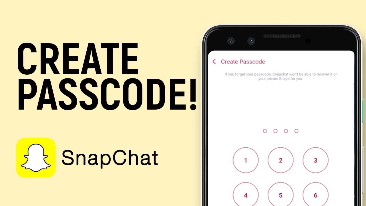 How to Turn ON Passcode on Snapchat YouTube