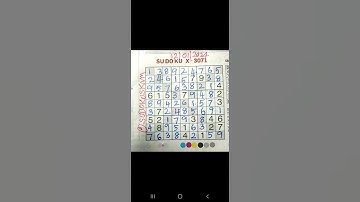 Deccan Herald Diagonal #Sudoku answer | X 3071 | January 12, 2024 #DeccanHerald #diagonalsudoku