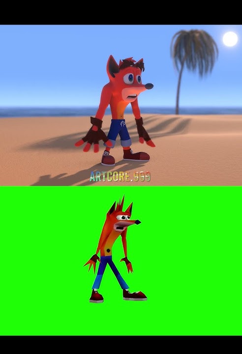 Crash Bandicoot Woah meme (Remastered) #shorts #animation #meme