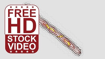 Free Stock Videos - abstract sketchy line moving randomly 2D animation