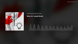 Ideas for Canada Reads