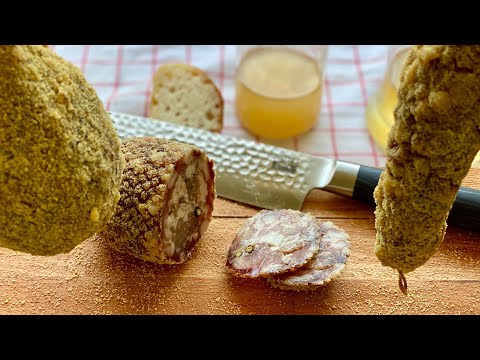 Video: Homemade Dry-cured Sausage Without Gut