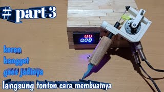 cara membuat mesin tato rakitan dari Pralon bekas part (3) tiga