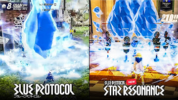 Comparison FROST MAGE : Blue Protocol VS Blue Protocol Star Resonance