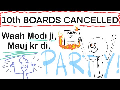 WAAH MODI JI, MAUJ KR DI. 10th BOARDS CANCELLED!!! | BKP funny video