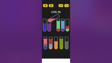 Water sort puzzle level 714