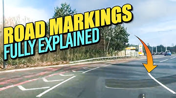 Road Markings Fully Explained - Driving Lesson on Road Markings!