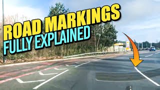 Road Markings Fully Explained  Driving Lesson on Road Markings!