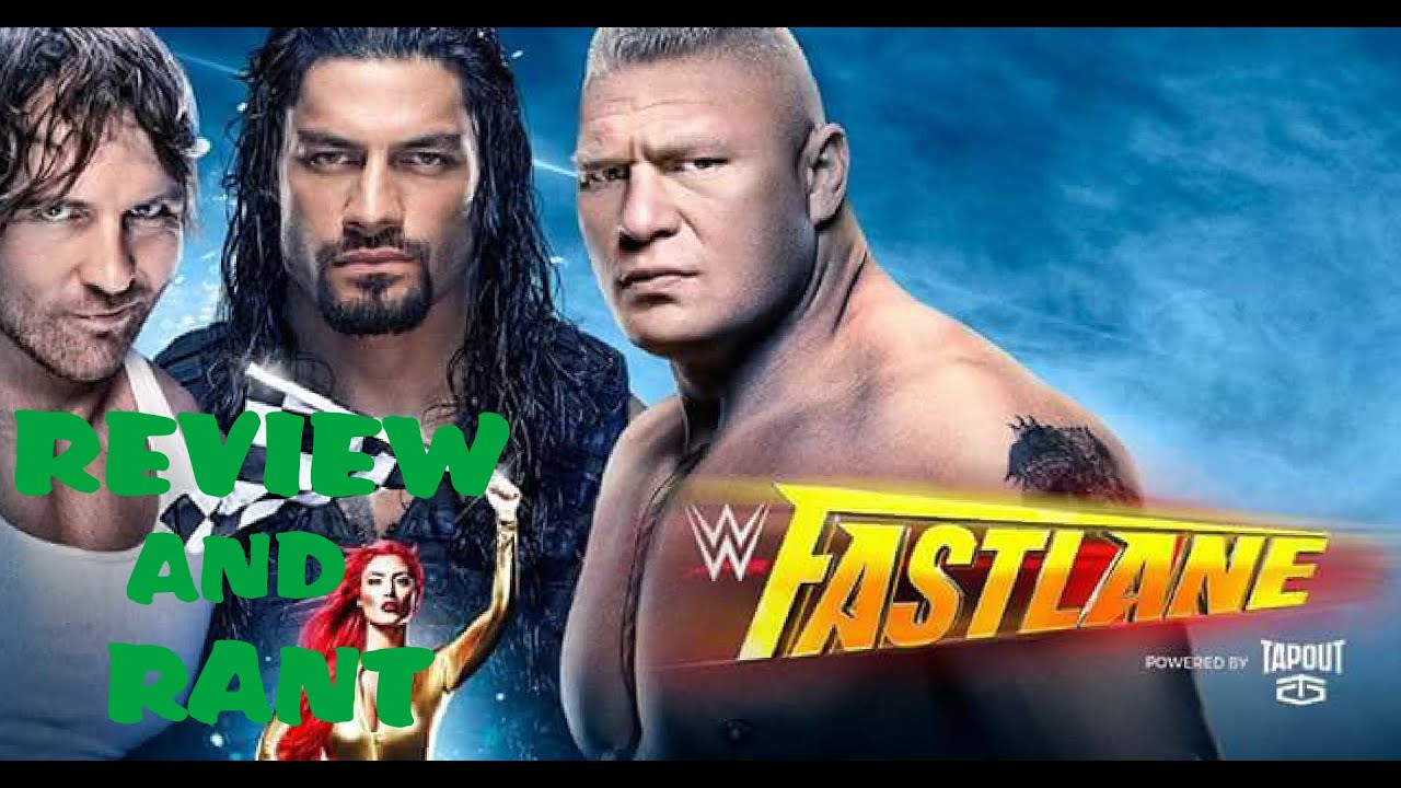 795 usd to php WWE FASTLANE 2016 REVIEW AND RANT OF FASTLIME